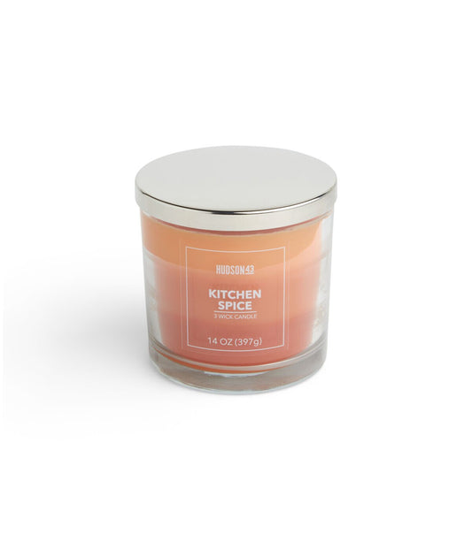 14oz Kitchen Spice Scented Jar Candle by Hudson 43