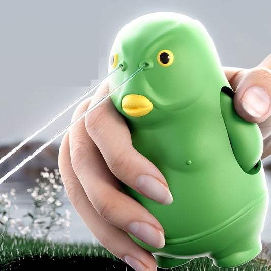 Jouet Pistolet à Eau Poisson Vert Mignon - Amusement et Détente pour Jeux d'Été en Plein Air, Aventures de Plage et Farces, avec Conception Pressable et Fonction Pulvérisation d'Eau, Design Cartoon | Prise Facile