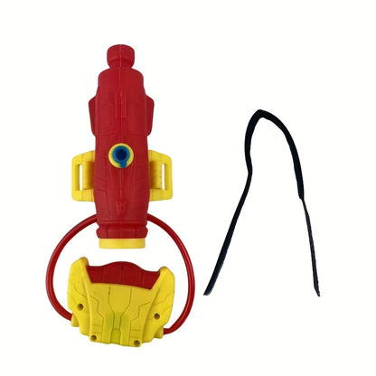 Arme à eau Spider Kid - Design de toile rouge et noire, action à pompe manuelle, jeu en plein air pour les jeunes, parfait pour les vacances en plein air, jouet de jeu en plein air | Détail de toile | Arme à eau en plastique durable, arme à eau Spider