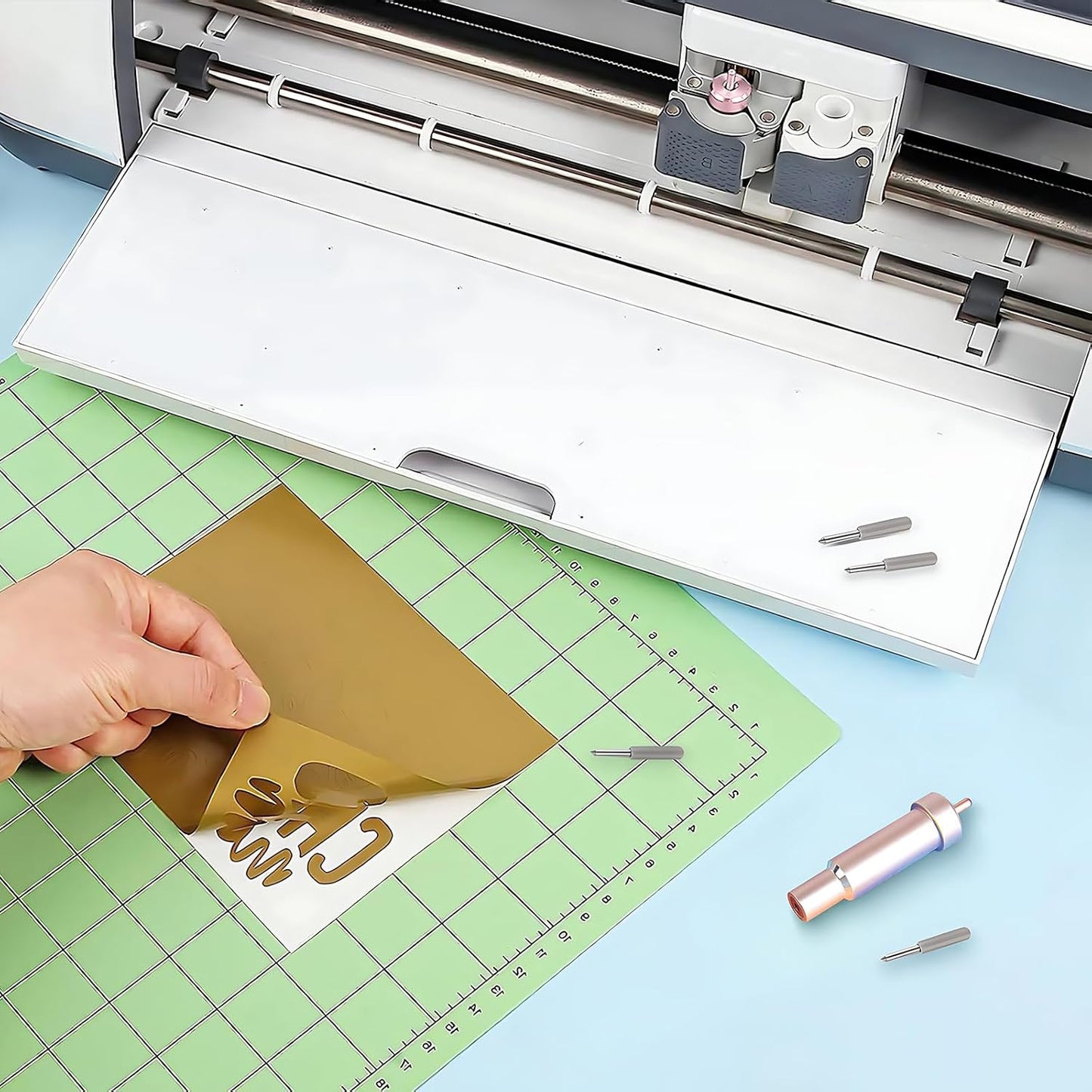 Deep Cut Blade for Cricut Maker 3/4/Maker/Explore 3/4/Air 2/Air/One/Venture,60° Deep Point Blade and Housing for Cutting Metallic/Genuine Leather, Craft/EVA Foam, Aluminum Foil, Magnetic Sheet,Etc