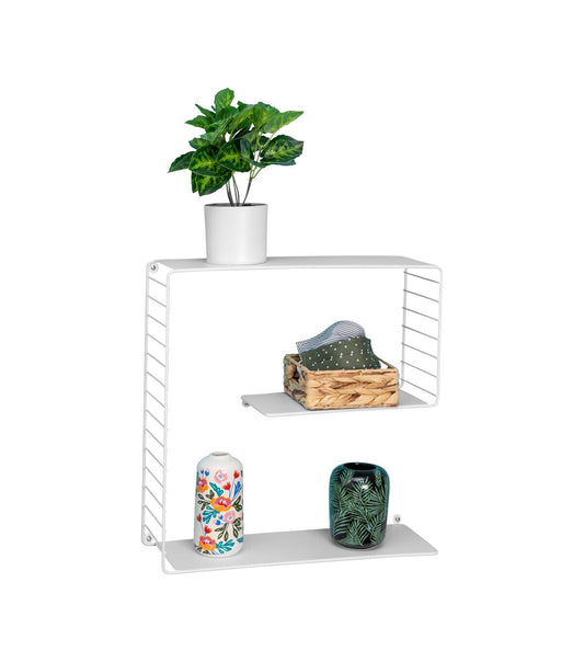 Honey Can Do Metal Floating Decorative Shelf