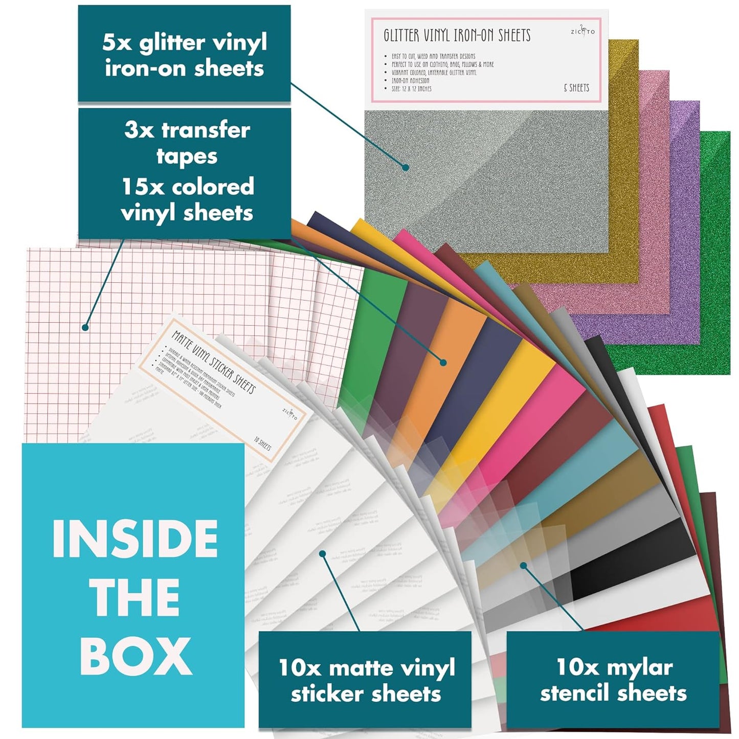 The Ultimate Accessories and Supplies Bundle for Cricut Makers and All Explore Air - The Perfect Bundle/Tool Kit for Beginners, Pros and Skilled Crafters - Instantly Create Amazing Crafting Projects