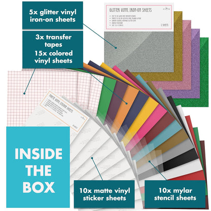 The Ultimate Accessories and Supplies Bundle for Cricut Makers and All Explore Air - The Perfect Bundle/Tool Kit for Beginners, Pros and Skilled Crafters - Instantly Create Amazing Crafting Projects