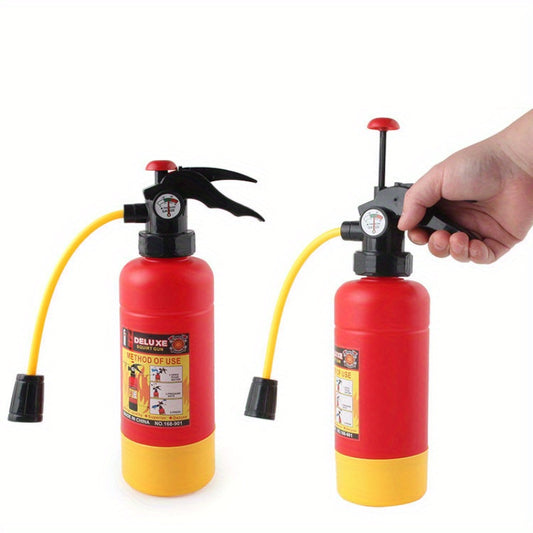 1pc Sac à dos de style pompier pour enfants - Jouet de pulvérisation haute pression avec grande capacité de pulvérisation pour les vacances d'été à la plage et les activités de plein air