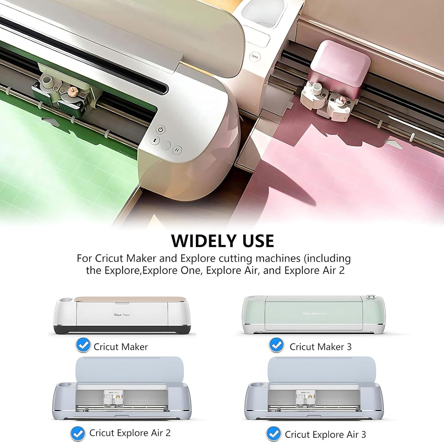 Deep Cut Blade for Cricut Maker 3/4/Maker/Explore 3/4/Air 2/Air/One/Venture,60° Deep Point Blade and Housing for Cutting Metallic/Genuine Leather, Craft/EVA Foam, Aluminum Foil, Magnetic Sheet,Etc