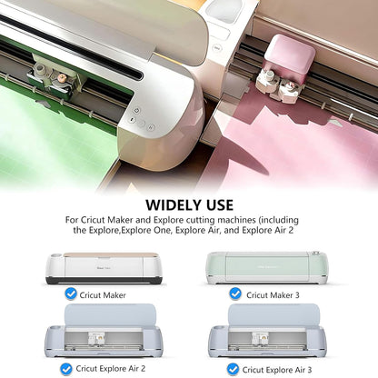 Deep Cut Blade for Cricut Maker 3/4/Maker/Explore 3/4/Air 2/Air/One/Venture,60° Deep Point Blade and Housing for Cutting Metallic/Genuine Leather, Craft/EVA Foam, Aluminum Foil, Magnetic Sheet,Etc