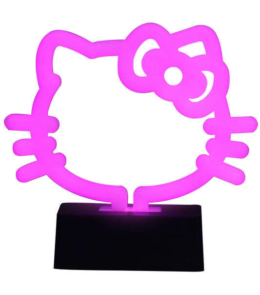 7" Hello Kitty Face & Bow LED Neon Lamp