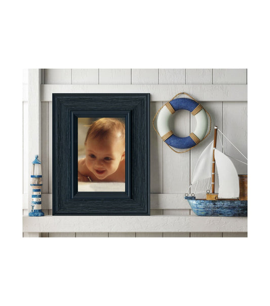 Timeless 4" x 6" Cascade Blue Tabletop Picture & Wall Frame