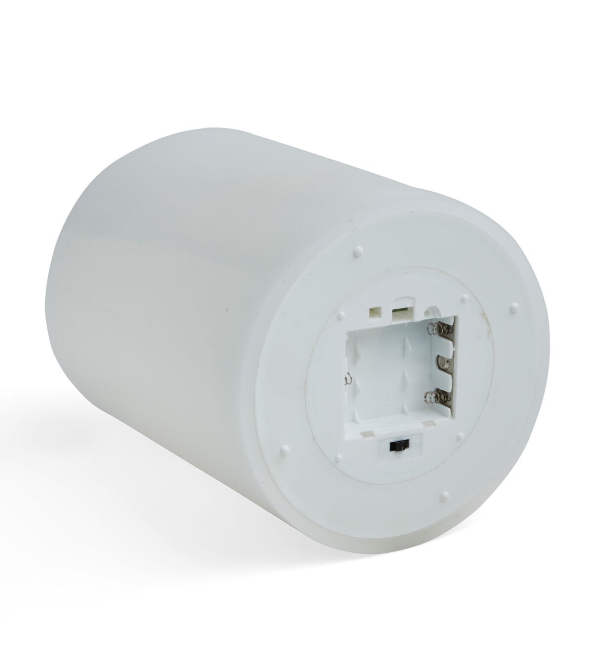 6" LED White Aurora Flame Wave Edge Pillar Candles by Hudson 43