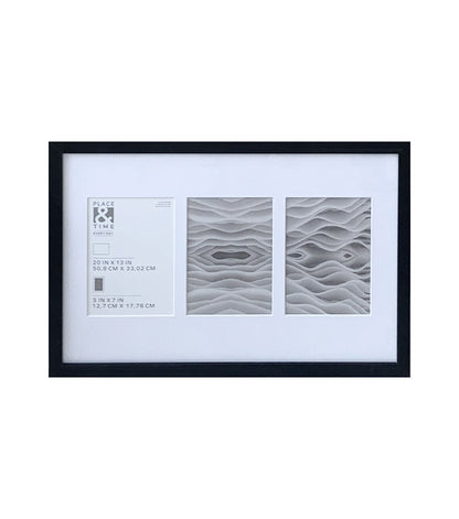 5" x 7" Black 3 Photo Collage Frame by Place & Time