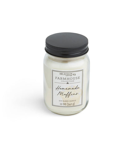 12oz Homemade Muffins Scented Mason Jar Candle by Hudson 43