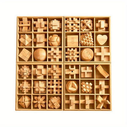 Une phrase avec 6 composants : Château Kongming, Château Luban, un ensemble complet avec un kit de solution intellectuelle, cadeau de puzzle en bois.