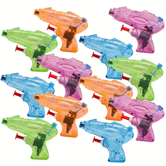 Pistolets à eau 10\u002F20\u002F30 pièces - Jouets manuels en plastique coloré pour jeux extérieurs, plage, piscine, fêtes d'été, récompenses en classe et petits cadeaux - Lot de faveurs de fête (styles aléatoires)