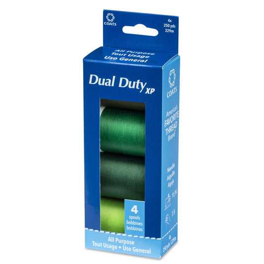 CC Dual Duty XP All Purpose Sewing Thread, 4 Spools - Clearance shades