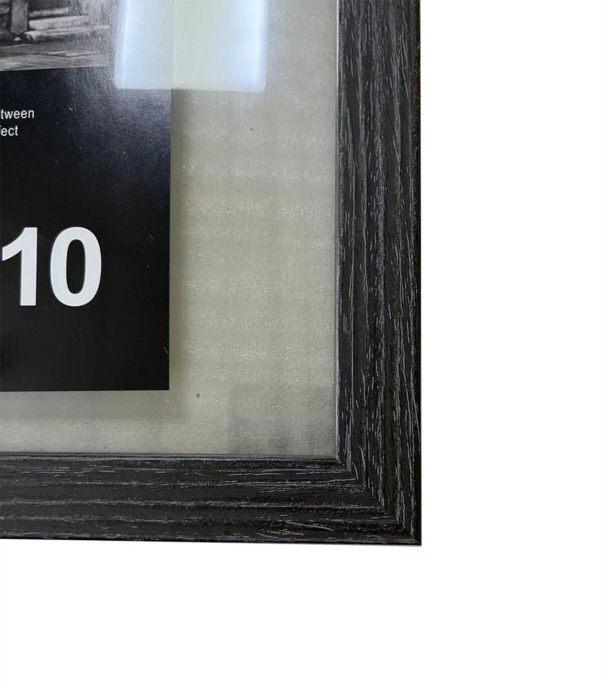 Innovative Home Creations 8" x 10" Gray Wood Float Frame
