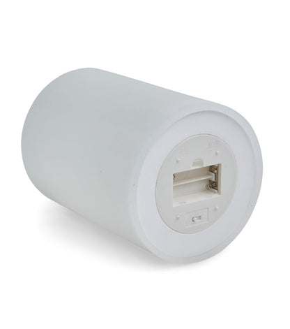 6" x 8" LED White Smooth Wax Pillar Candle by Hudson 43