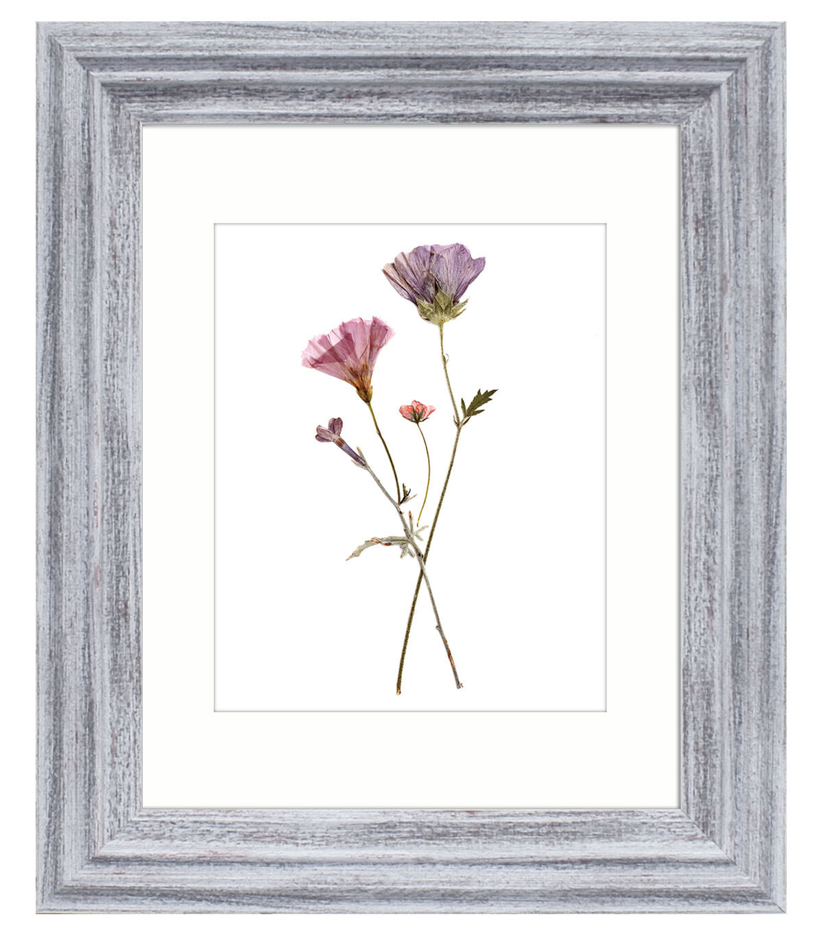 BP 8"x10" Distressed Blue Wash Wall Photo Frame