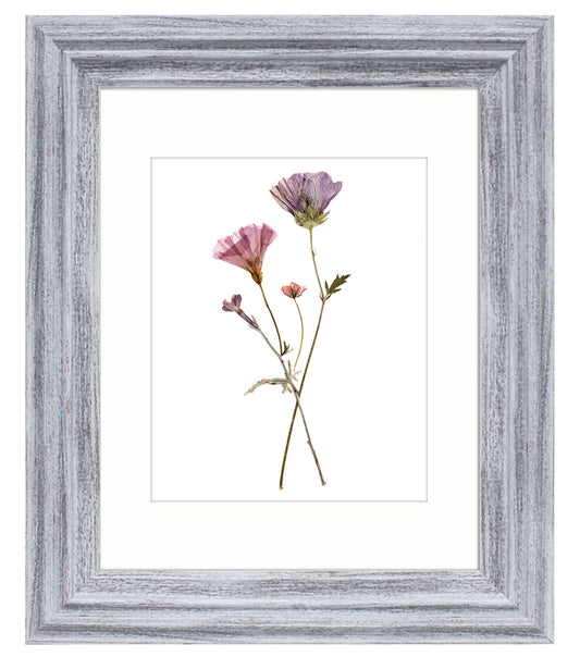 BP 8"x10" Distressed Blue Wash Wall Photo Frame