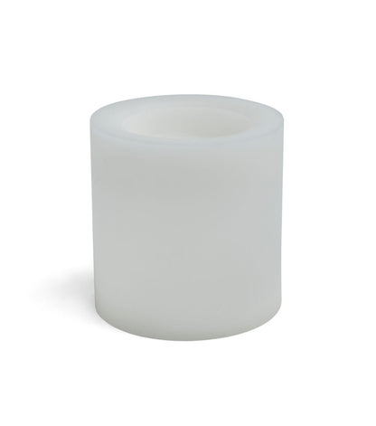 6" x 6" LEDWhite Smooth Wax Pillar Candle by Hudson 43