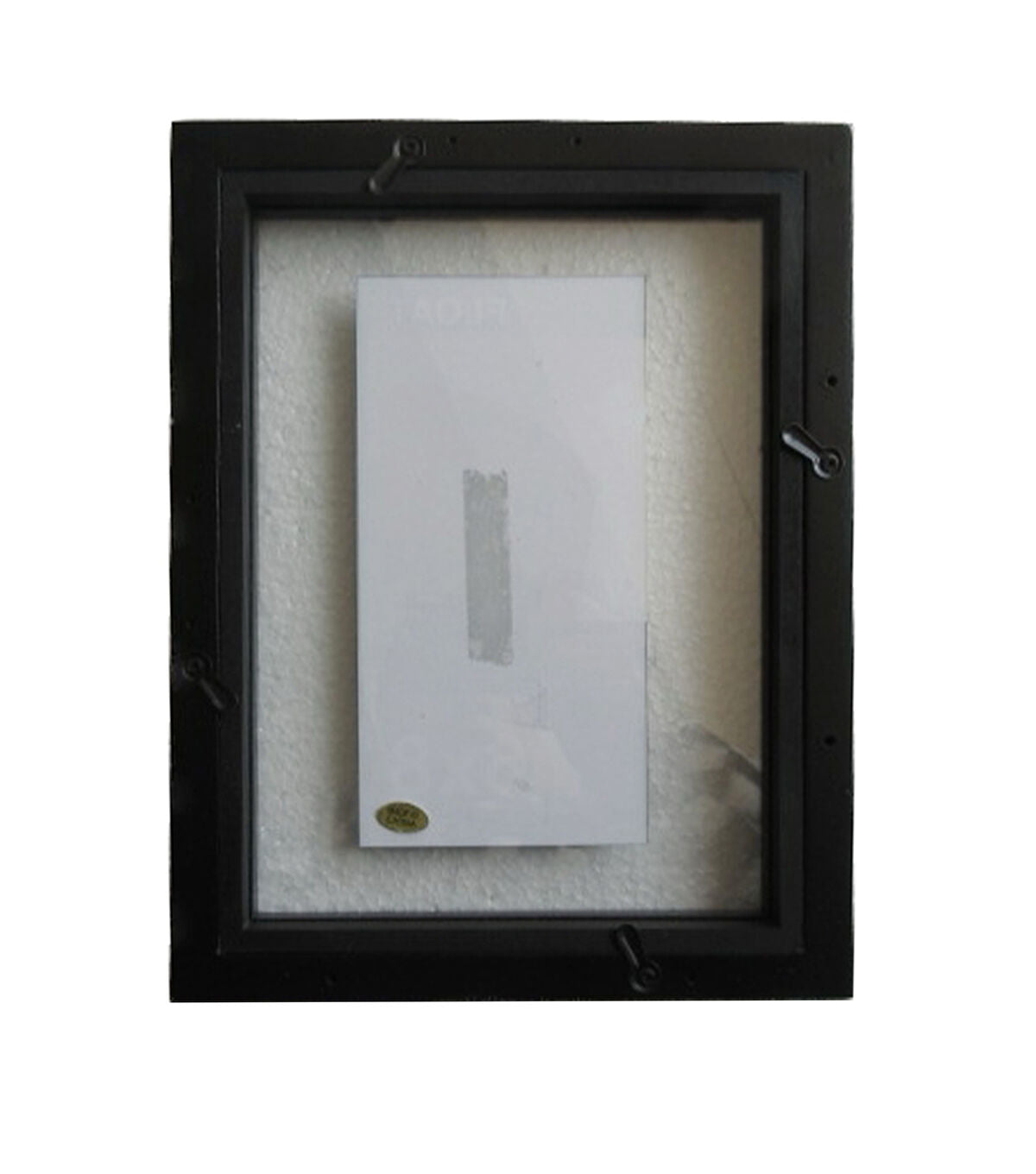 Innovative Creations 6" x 8" Black Wood Float Frame