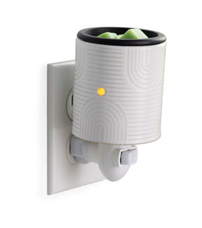 Candle Warmers 6" White Decorative Pluggable Fragrance Warmer