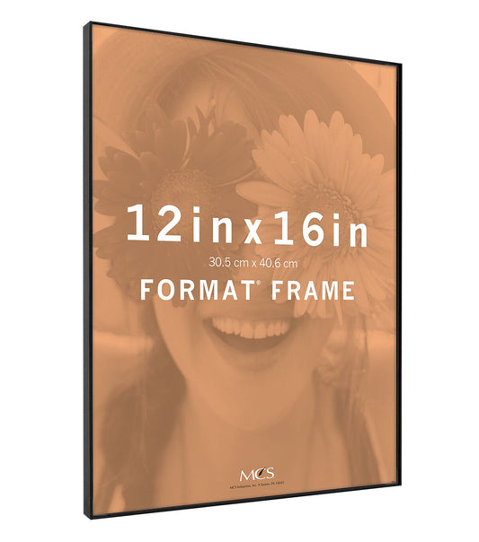 MCS 12" x 16" Front Loading Black Wall Frame
