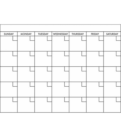 RoomMates Basics Dry Erase Calendar Decals
