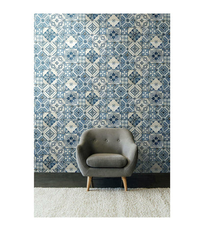 RoomMates Mediterranean Tile Peel And Stick Wallpaper