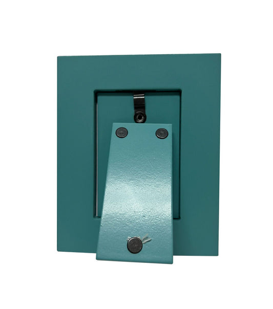 2" x 3" Teal Wood Tabletop Picture Frame by Place & Time