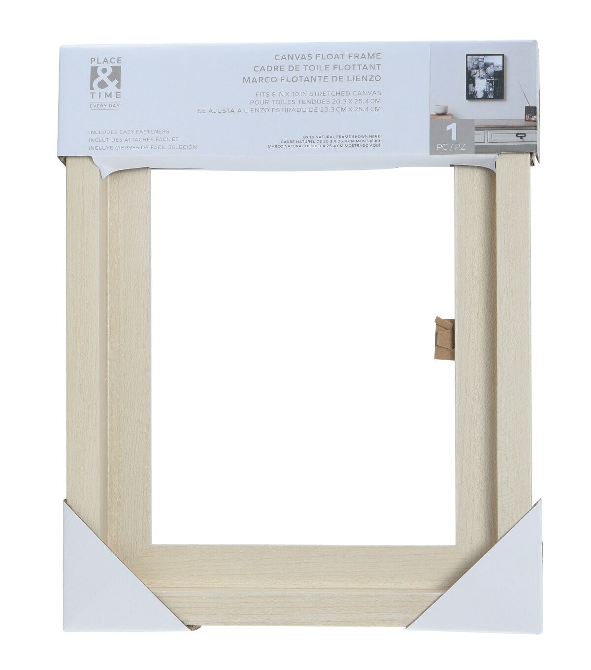 8" x 10" Natural Canvas Float Frame by Place & Time