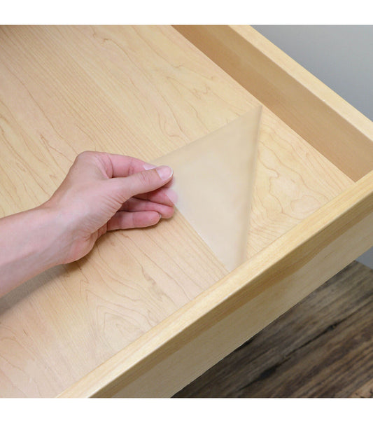 Con-Tact Shelf Liner Clear Matte Adhesive 18inx20ft Peel & Stick