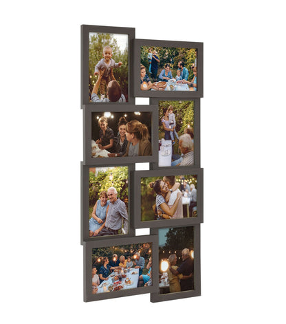 MCS Walnut 8 Photo Dimensional Collage Frame