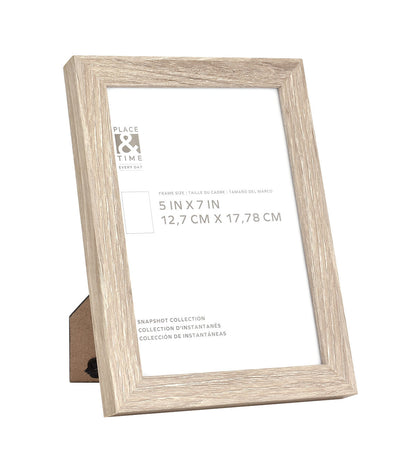 5" x 7" Snapshot Wood & Glass Wall Picture Frames 3pk by Place & Time