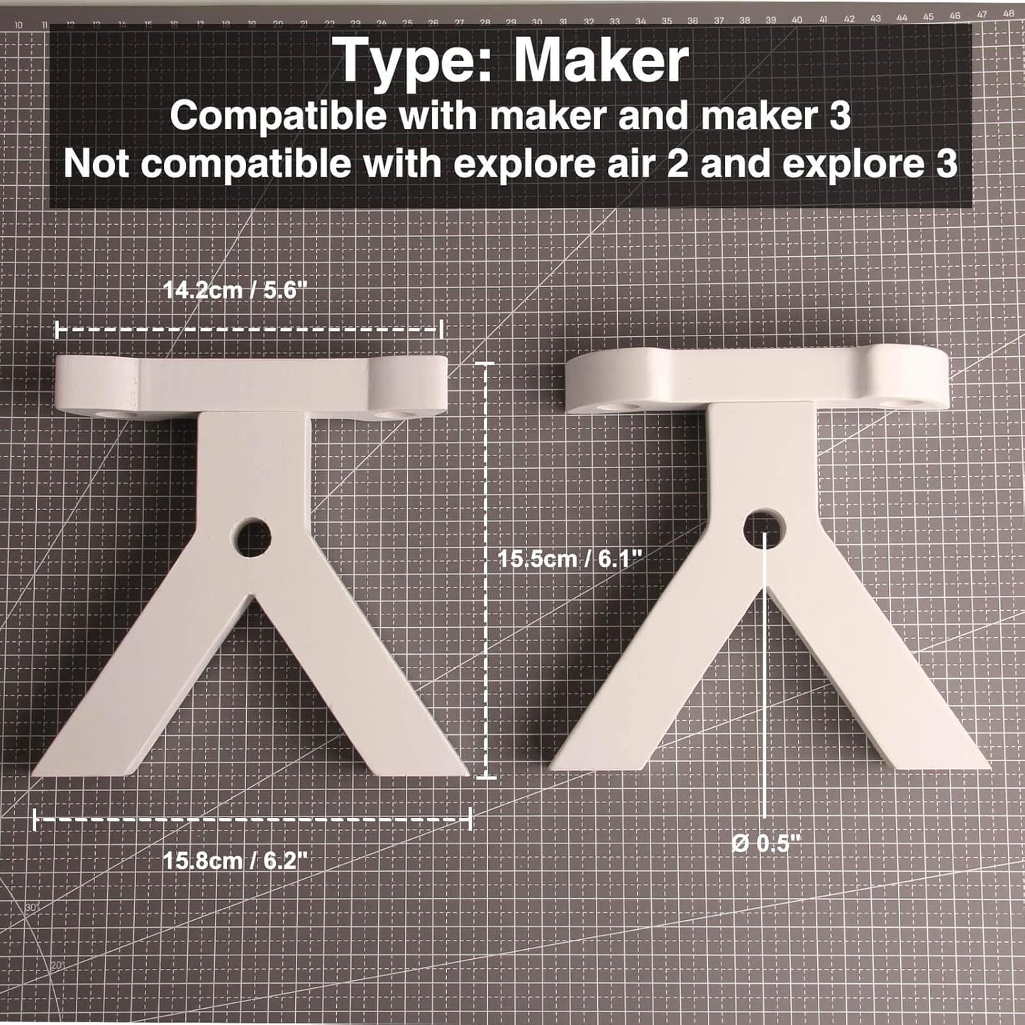 LOPASA Stand Legs Compatible with Cricut Explore 4, 3, Air 2, Machine Organization and Storage, Craft Desk Accessories and Space Organizer, Cutting Machine Storage Solutions