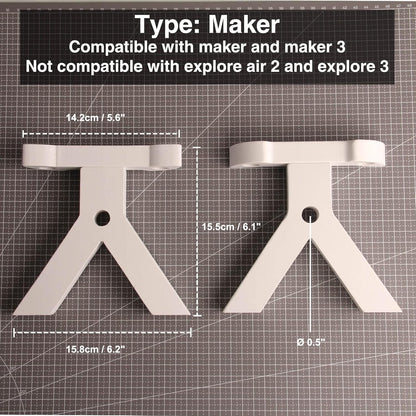 LOPASA Stand Legs Compatible with Cricut Explore 4, 3, Air 2, Machine Organization and Storage, Craft Desk Accessories and Space Organizer, Cutting Machine Storage Solutions