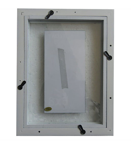 Innovative Creations 6" x 8" White Wood Float Photo Frame