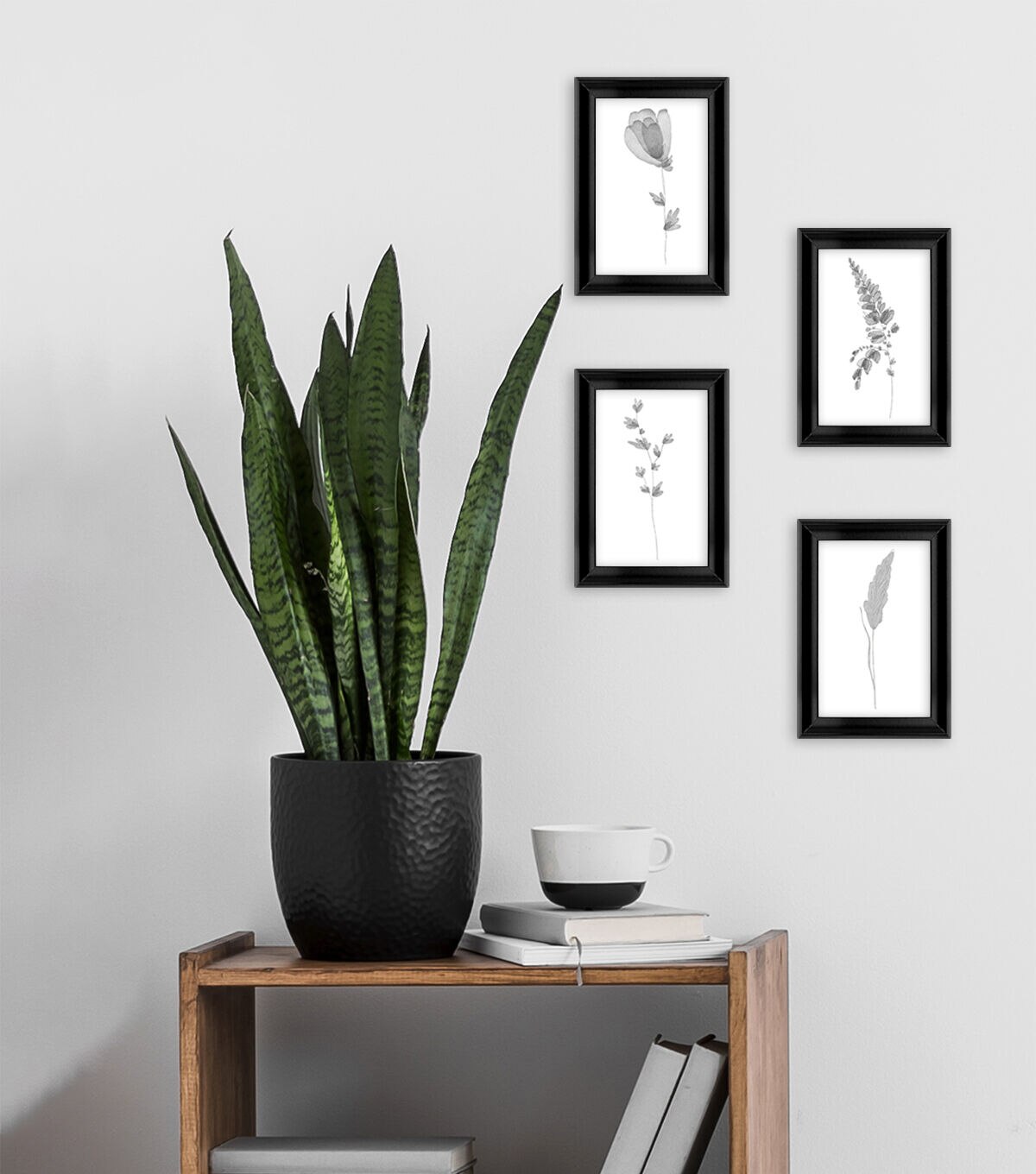 4" x 6" Black Snapshot Tabletop Picture Frames 4pk by Place & Time