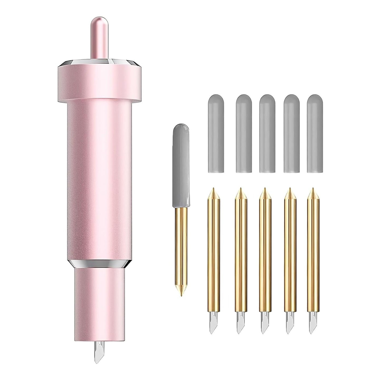 Deep Cut Blade for Cricut Maker 3/4/Maker/Explore 3/4/Air 2/Air/One/Venture,60° Deep Point Blade and Housing for Cutting Metallic/Genuine Leather, Craft/EVA Foam, Aluminum Foil, Magnetic Sheet,Etc