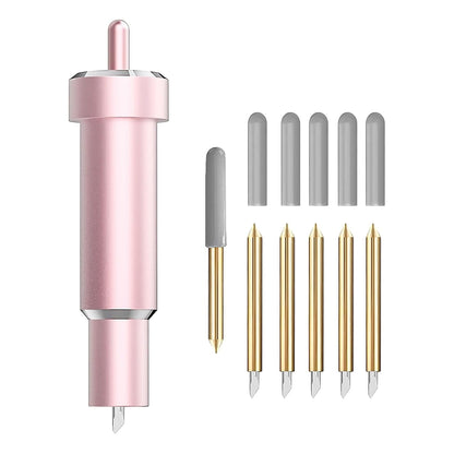 Deep Cut Blade for Cricut Maker 3/4/Maker/Explore 3/4/Air 2/Air/One/Venture,60° Deep Point Blade and Housing for Cutting Metallic/Genuine Leather, Craft/EVA Foam, Aluminum Foil, Magnetic Sheet,Etc