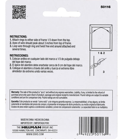 Ook 9' Stainless Steel Hobby Wire 100lbs