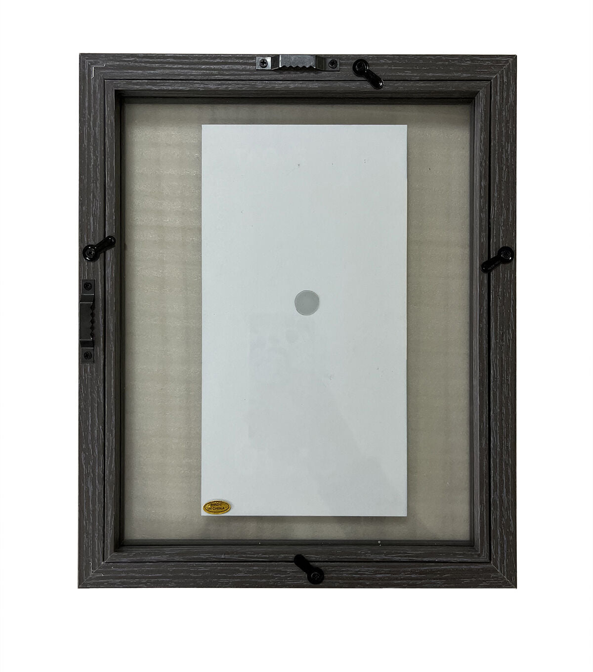 Innovative Home Creations 8" x 10" Gray Wood Float Frame