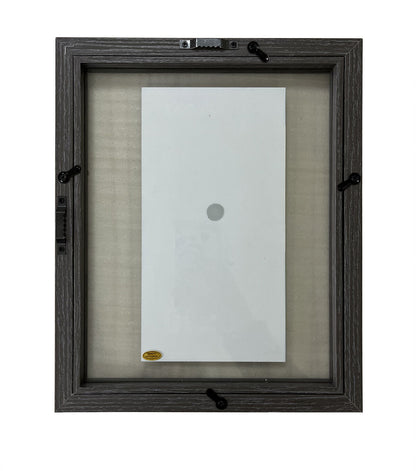 Innovative Home Creations 8" x 10" Gray Wood Float Frame