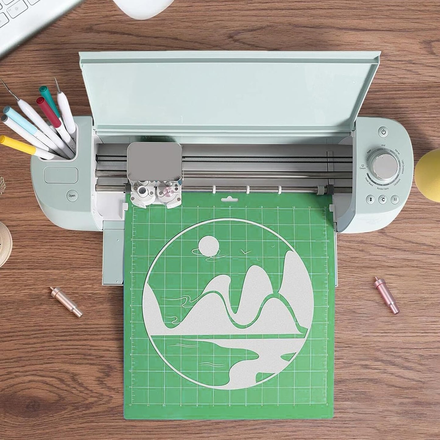 Deep Cut Blade for Cricut Maker 3/4/Maker/Explore 3/4/Air 2/Air/One/Venture,60° Deep Point Blade and Housing for Cutting Metallic/Genuine Leather, Craft/EVA Foam, Aluminum Foil, Magnetic Sheet,Etc