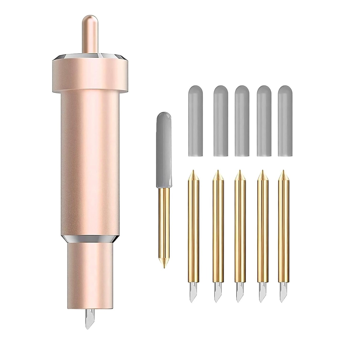 Deep Cut Blade for Cricut Maker 3/4/Maker/Explore 3/4/Air 2/Air/One/Venture,60° Deep Point Blade and Housing for Cutting Metallic/Genuine Leather, Craft/EVA Foam, Aluminum Foil, Magnetic Sheet,Etc