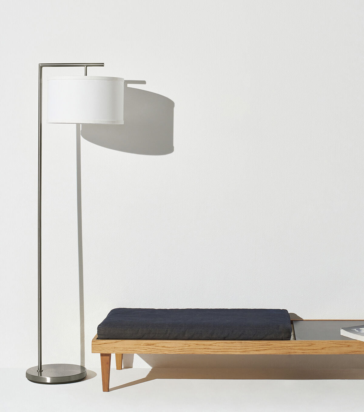 Brightech Montage Modern LED Floor Lamp - Nickel