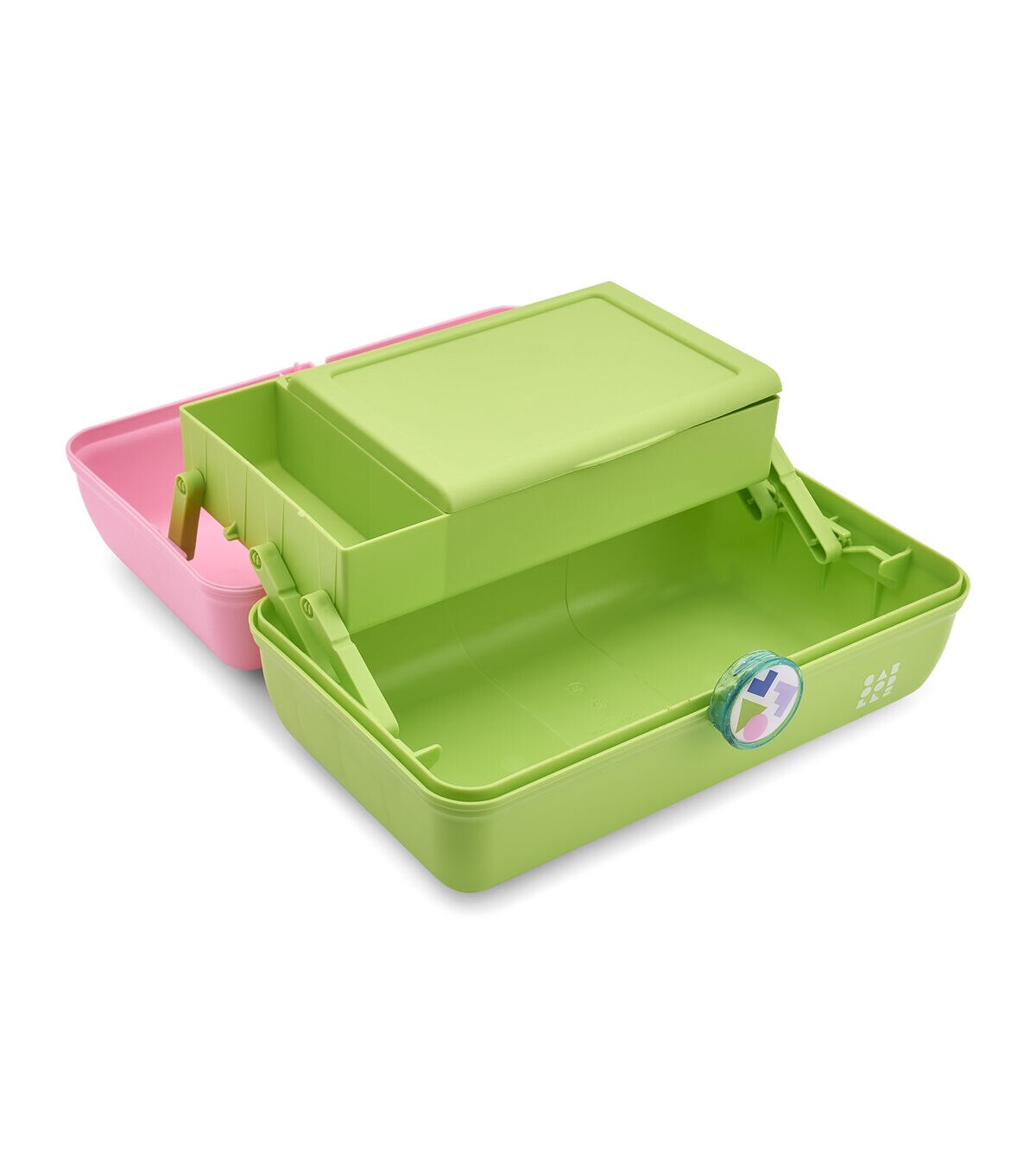 Caboodle 13" Pink & Green On The Go Girl Carrying Case