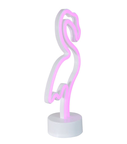 Northlight 11.5" Pink Flamingo LED Neon Style Table Sign
