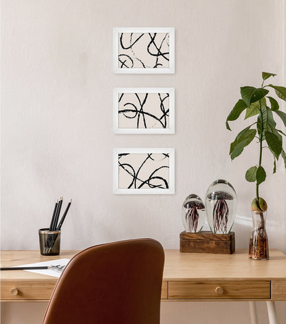 5" x 7" Snapshot Wood & Glass Wall Picture Frames 3pk by Place & Time