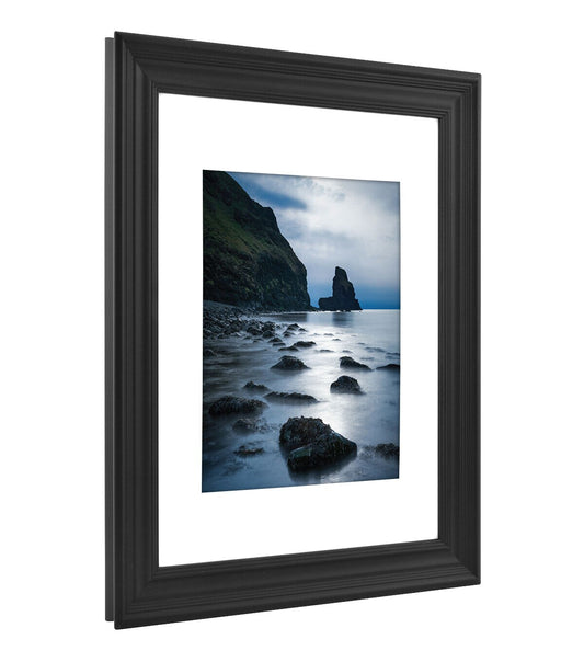 Walden Woods 11"x14" Matted to 8"x10" Black Wall Frame