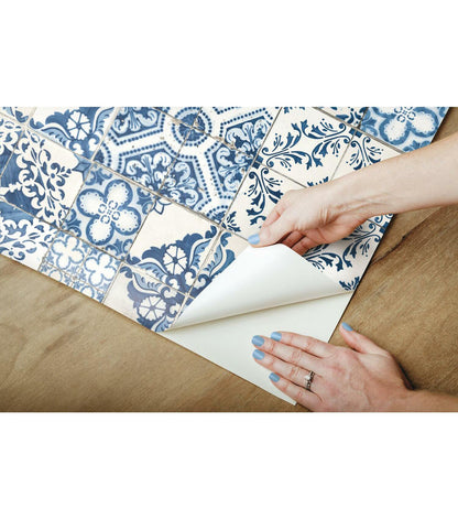 RoomMates Mediterranean Tile Peel And Stick Wallpaper